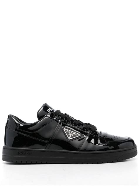 prada mens patent leather shoes|Prada downtown patent leather sneakers.